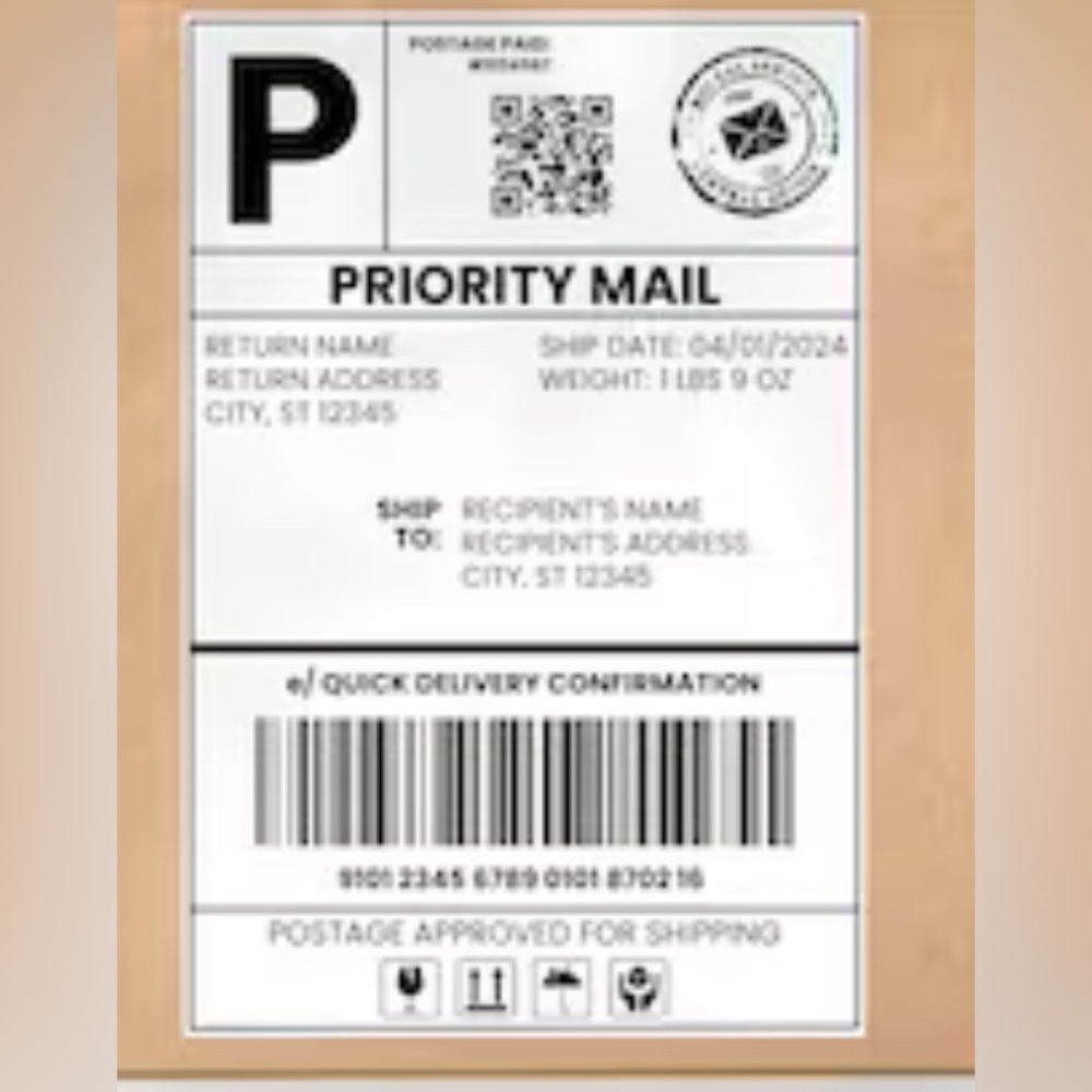 Poshmark Shipping Label - Picture 1 of 1